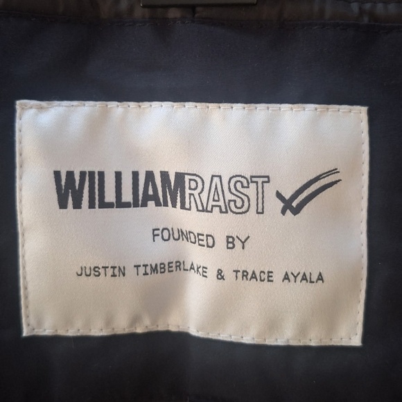 Winter Coat Water Resistant Jacket William Rast Sz S Navy Blue Fall Travel - Picture 10 of 13